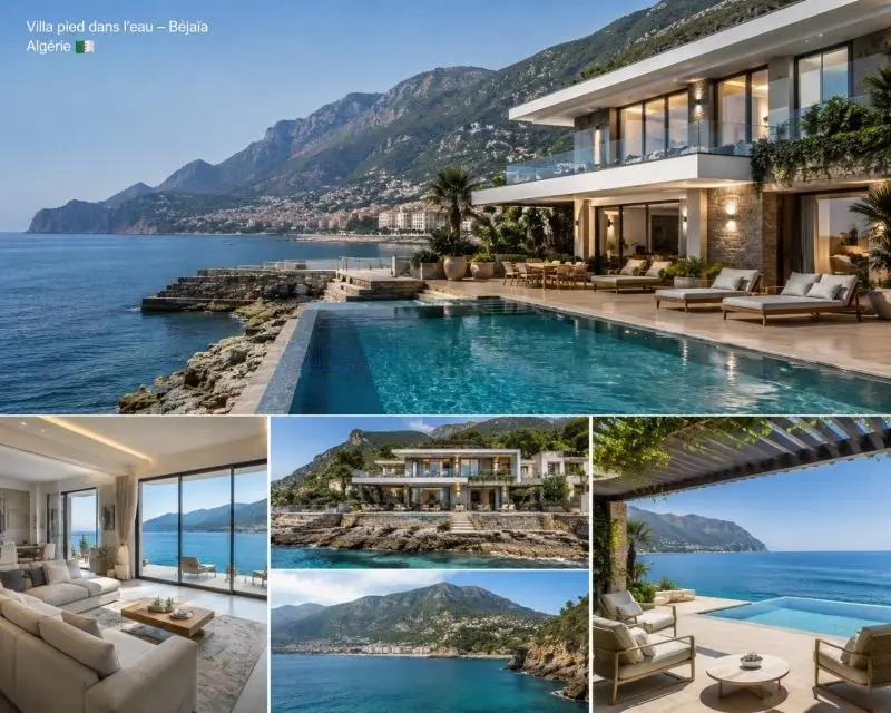 Villa pieds dans l'eau avec piscine à Toudja – photo 2
